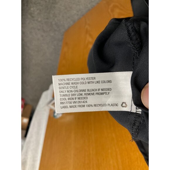 Women's Sleeveless V-Neck Ruffle Front Satin Cami Top - Wild Fable Black M - Picture 6 of 7